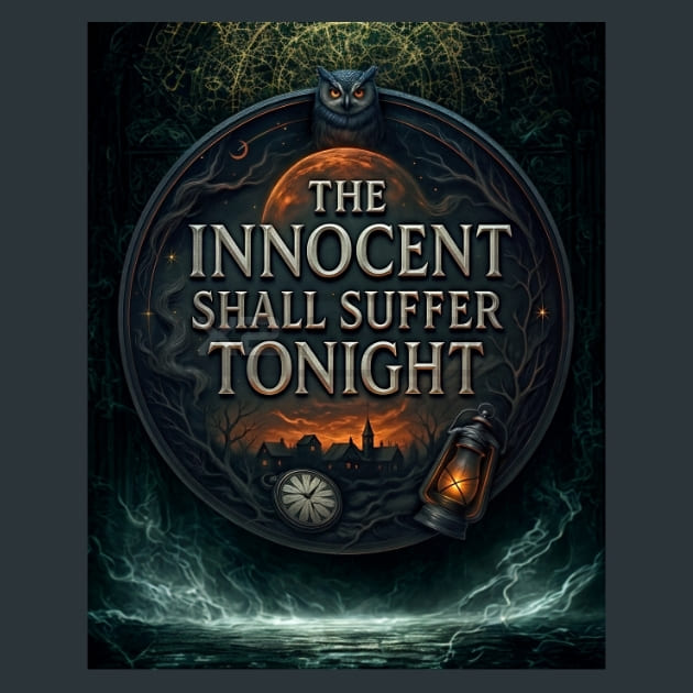 The Innocent Shall Suffer Tonight Metal Wall Art and Desktop Mouse Pad by X2Metal