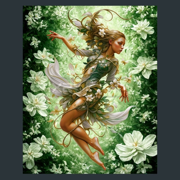 The Jasmine Phantom Metal Wall Art and Desktop Mouse Pad by X2Metal