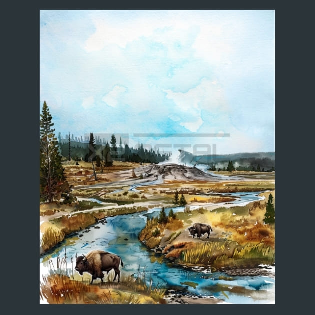 The American Stone Metal Wall Art and Desktop Mouse Pad by X2Metal
