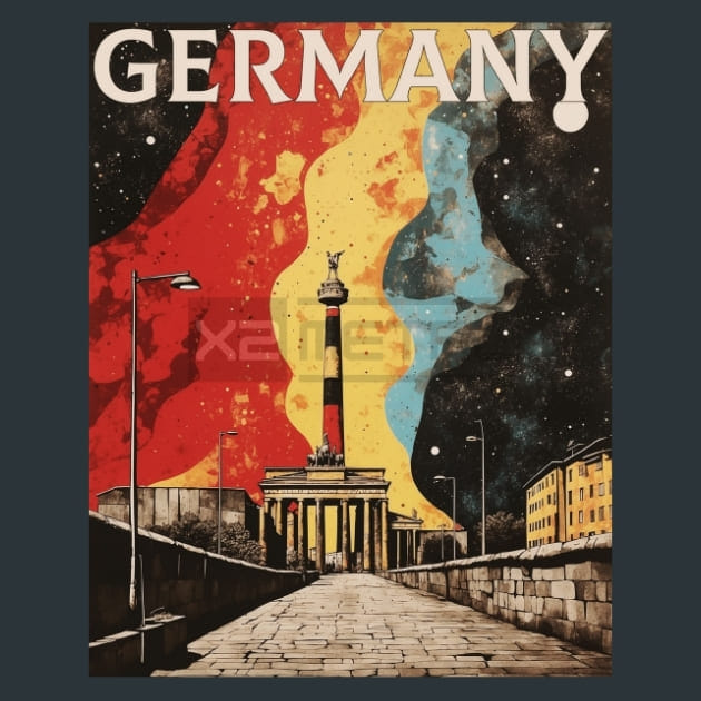 The Berlin Wall 2 Germany Metal Wall Art and Desktop Mouse Pad by X2Metal