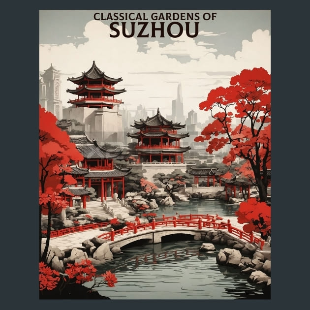 The Classical Gardens China Metal Prints Posters And – Metal Print &amp; Mouse Pad | ChromaLuxe | Made in Iowa USA