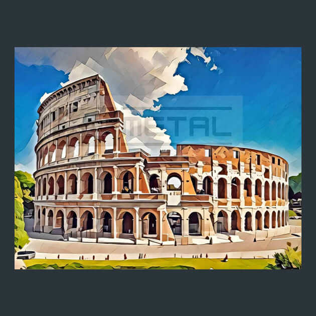 The Coliseum – Metal Print &amp; Mouse Pad | ChromaLuxe | Made in Iowa USA