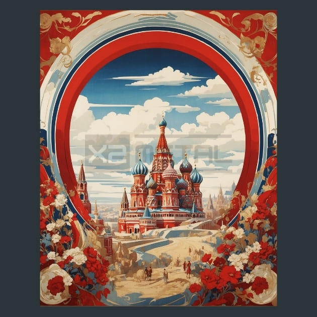 The Golden Ring Russia Metal Prints Posters and Mouse Pads