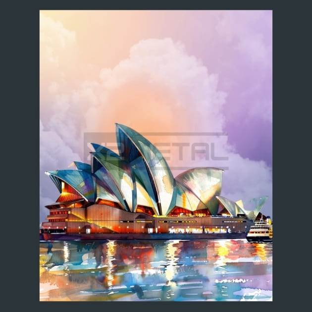 The National Ember Metal Wall Art and Desktop Mouse Pad by X2Metal