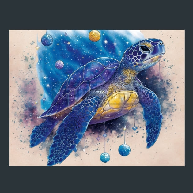 The Peaceful Current Turtles – Metal Print &amp; Mouse Pad | ChromaLuxe | Made in Iowa USA