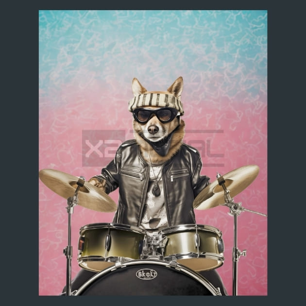 The Sly Wanderer Metal Wall Art and Desktop Mouse Pad by X2Metal