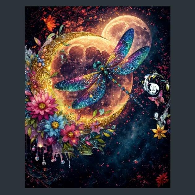 The Timeless Dragonfly Metal Wall Art and Desktop Mouse Pad by X2Metal