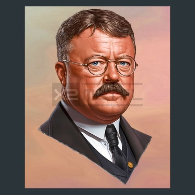Theodore-Roosevelt-26th-Presidet-metal-prints-posters-mouse-pads