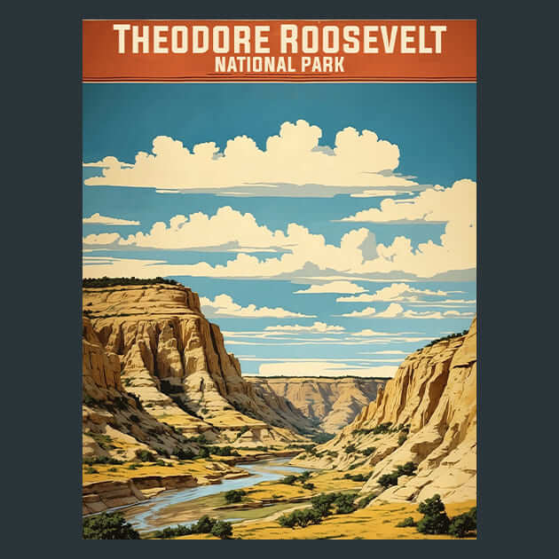 Theodore Roosevelt – Metal Print &amp; Mouse Pad | ChromaLuxe | Made in Iowa USA