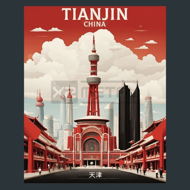 Tianjin China Metal Wall Art and Desktop Mouse Pad by X2Metal