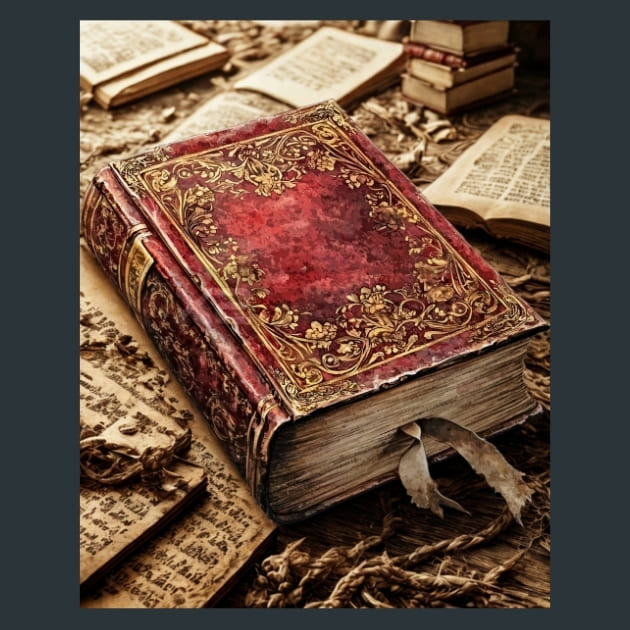 Timeless Books 12 Metal Wall Art and Desktop Mouse Pad by X2Metal