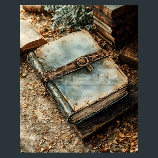 Timeless Books 6 Metal Wall Art and Desktop Mouse Pad by X2Metal