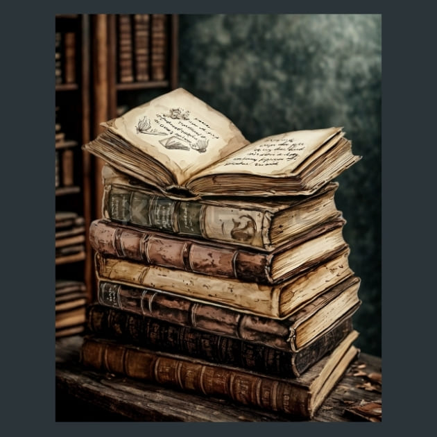 Timeless Books 7 – Metal Print &amp; Mouse Pad | ChromaLuxe | Made in Iowa USA