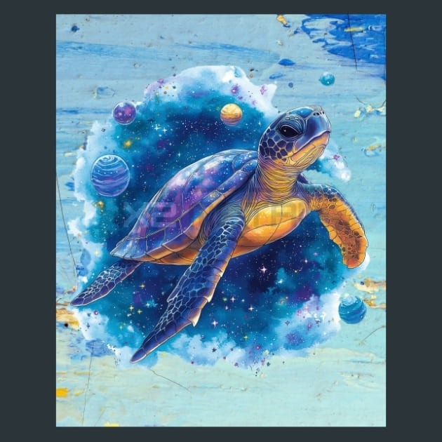 Timeless Tides Turtles – Metal Print &amp; Mouse Pad | ChromaLuxe | Made in Iowa USA