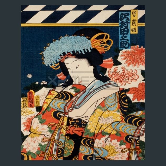 Toyohara-Kunichika-5-Japanese-Art-Metal-Print