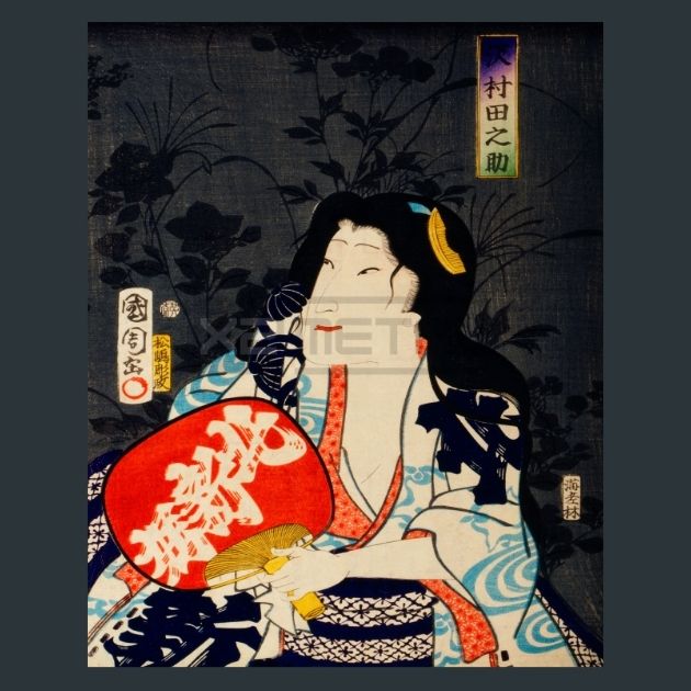Toyohara-Kunichika-8-Japanese-Art-Metal-Print