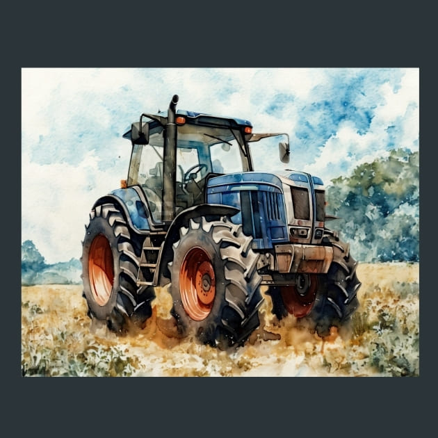 Tractor-14-metal-prints-posters-mouse-pads