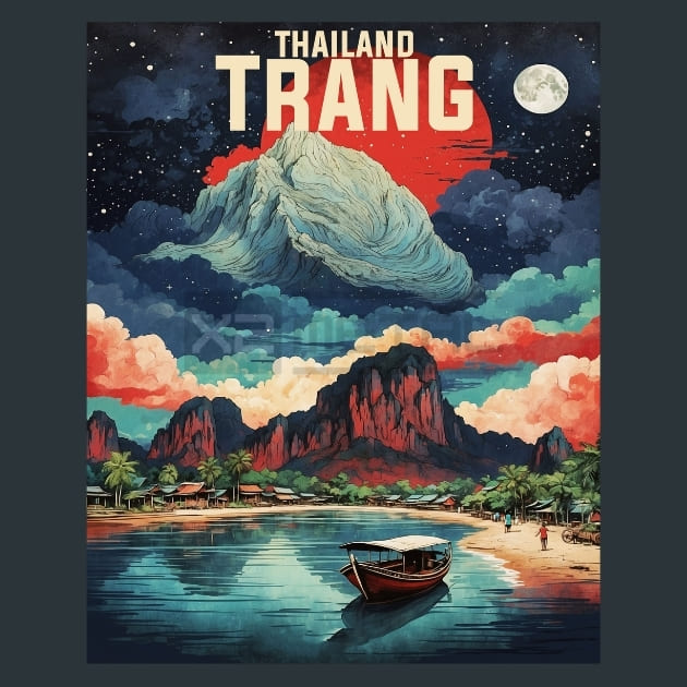 Trang Thailand Metal Prints Posters and Mouse Pads