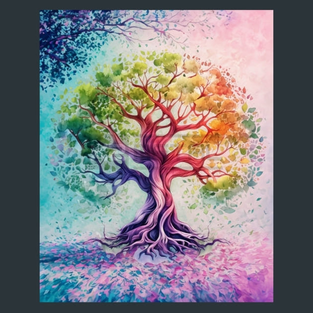 Tree of Life 1 Metal Wall Art and Desktop Mouse Pad by X2Metal