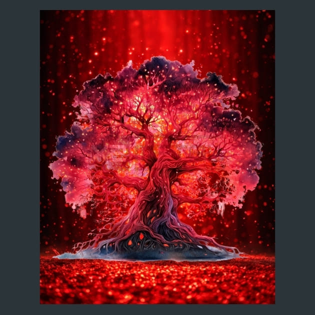 Tree of Life 14 Metal Wall Art and Desktop Mouse Pad by X2Metal