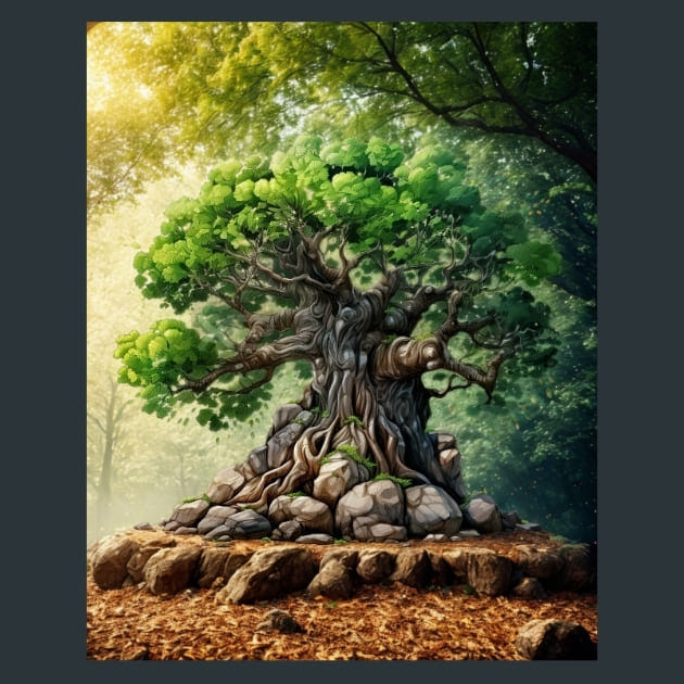 Tree of Life 27 Metal Wall Art and Desktop Mouse Pad by X2Metal