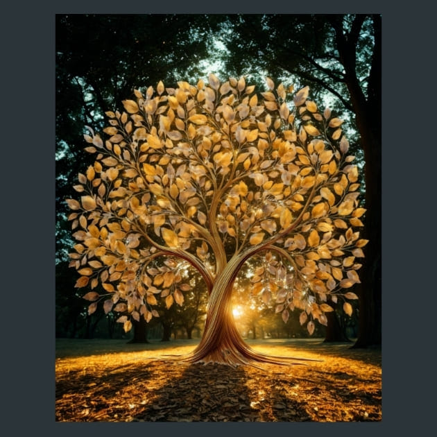 Tree of Life 3 Metal Wall Art and Desktop Mouse Pad by X2Metal