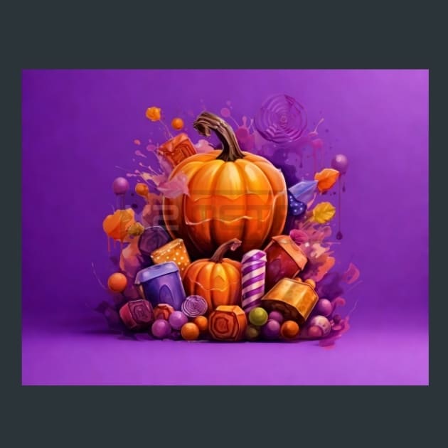 Trick or Treat 10 Metal Wall Art and Desktop Mouse Pad by X2Metal