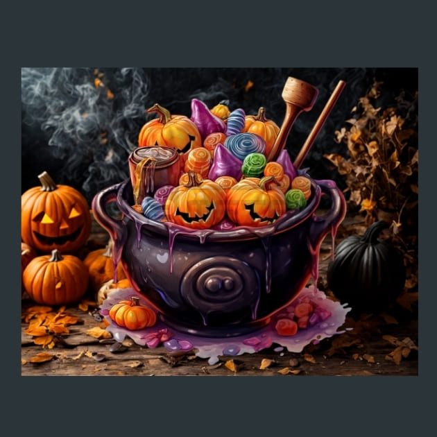 Trick or Treat 13 Metal Wall Art and Desktop Mouse Pad by X2Metal
