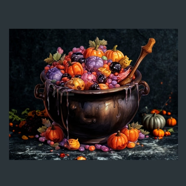 Trick or Treat 16 Metal Wall Art and Desktop Mouse Pad by X2Metal