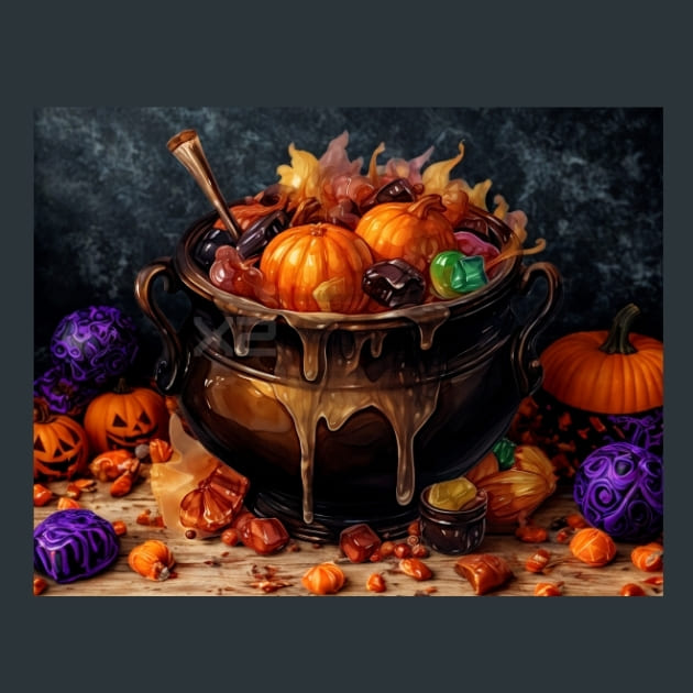 Trick or Treat 17 Metal Wall Art and Desktop Mouse Pad by X2Metal