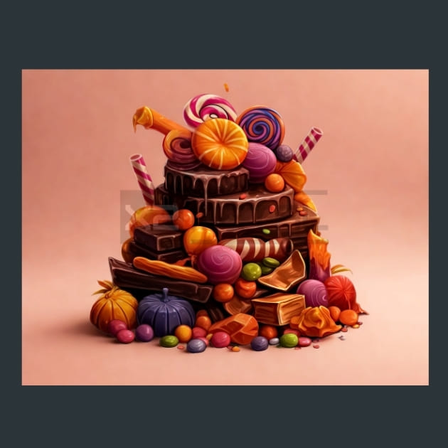 Trick or Treat 18 Metal Wall Art and Desktop Mouse Pad by X2Metal