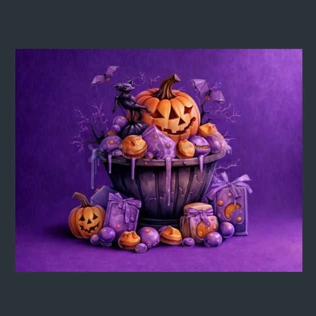 Trick or Treat 24 Metal Wall Art and Desktop Mouse Pad by X2Metal