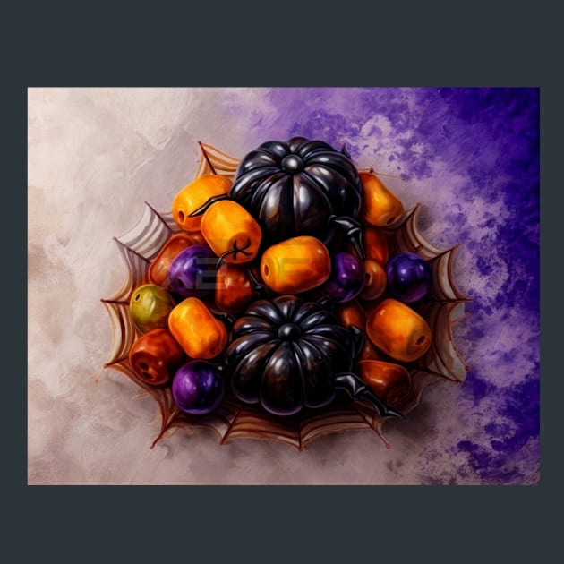 Trick or Treat 45 Metal Wall Art and Desktop Mouse Pad by X2Metal