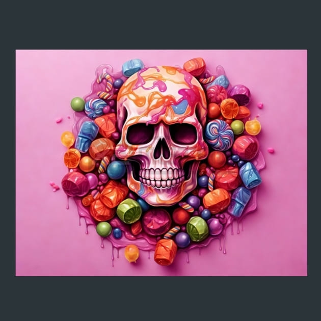 Trick or Treat 47 Metal Wall Art and Desktop Mouse Pad by X2Metal