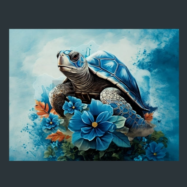 Tropical-Turtle-1-metal-prints-posters-mouse-pads