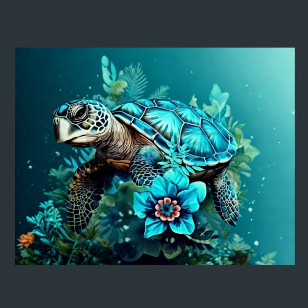Tropical-Turtle-13-metal-prints-posters-mouse-pads