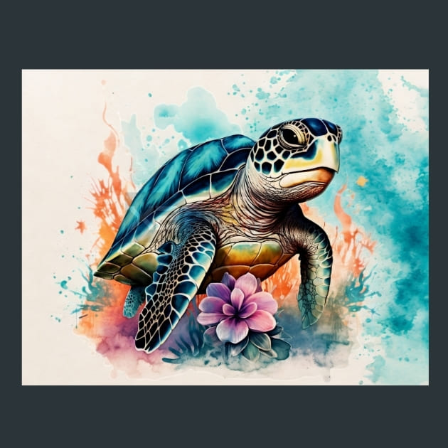 Tropical-Turtle-18-metal-prints-posters-mouse-pads