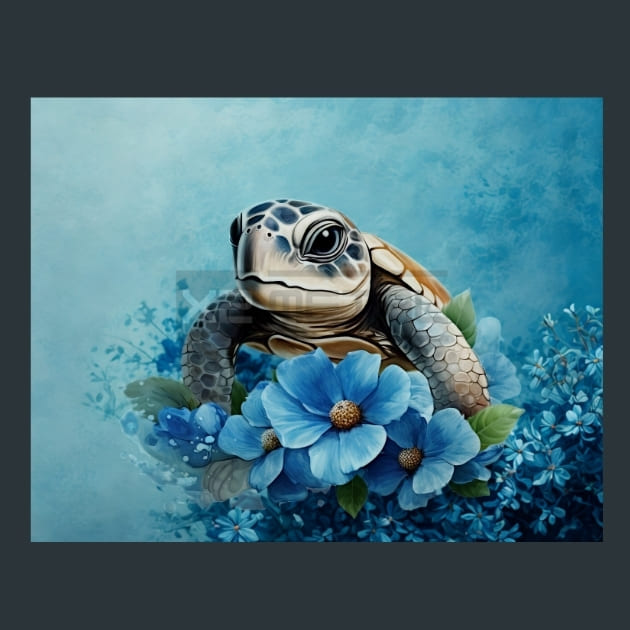 Tropical-Turtle-22-metal-prints-posters-mouse-pads