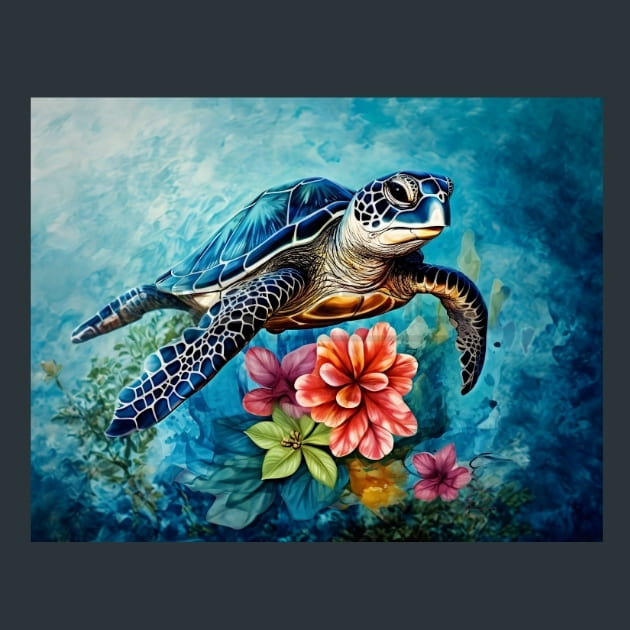 Tropical-Turtle-8-metal-prints-posters-mouse-pads