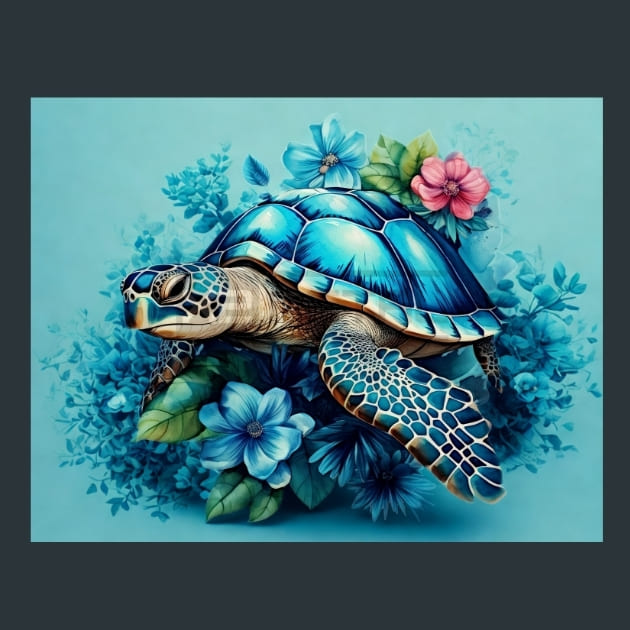 Tropical-Turtle-9-metal-prints-posters-mouse-pads