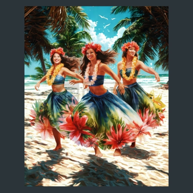 Tropical Aloha 11 Metal Wall Art and Desktop Mouse Pad by X2Metal