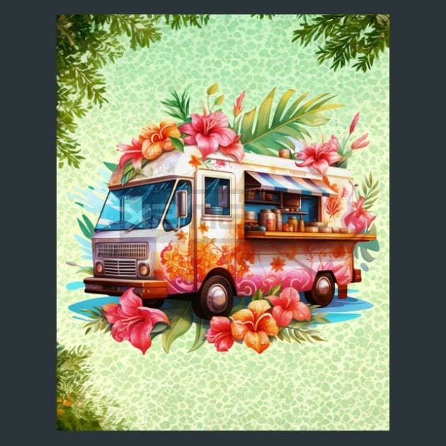 Tropical Aloha 33 Metal Wall Art and Desktop Mouse Pad by X2Metal