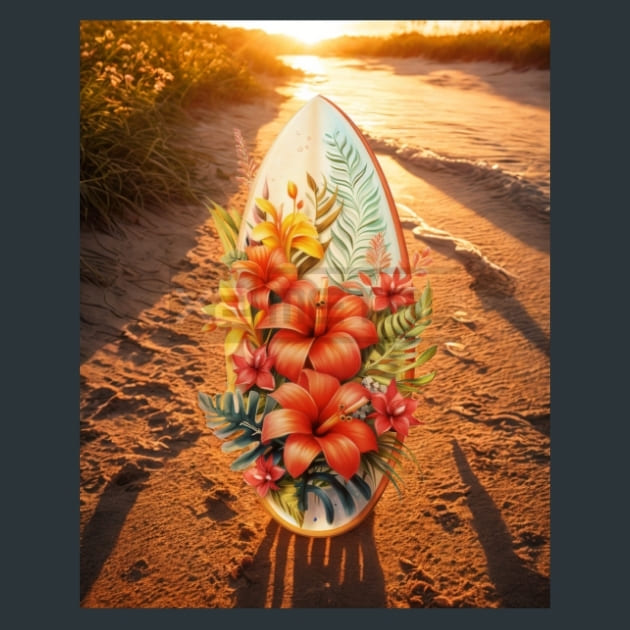 Tropical Aloha 4 – Metal Print &amp; Mouse Pad | ChromaLuxe | Made in Iowa USA