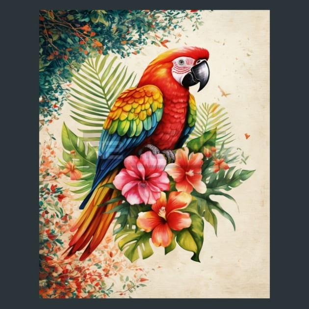Tropical Aloha 57 – Metal Print &amp; Mouse Pad | ChromaLuxe | Made in Iowa USA