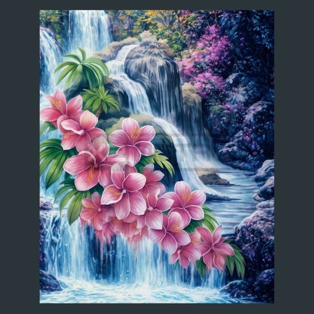 Tropical Aloha 6 Metal Wall Art and Desktop Mouse Pad by X2Metal