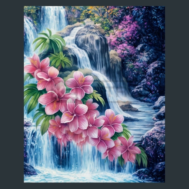 Tropical Aloha 6 Metal Wall Art and Desktop Mouse Pad by X2Metal