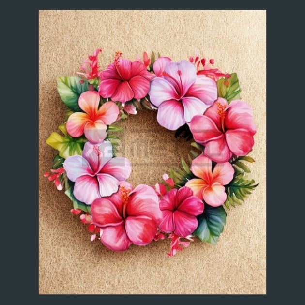 Tropical Aloha 7 – Metal Print &amp; Mouse Pad | ChromaLuxe | Made in Iowa USA