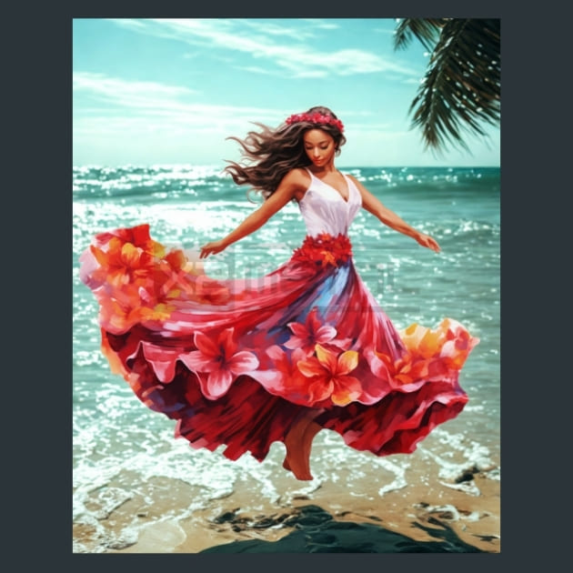 Tropical Aloha 9 – Metal Print &amp; Mouse Pad | ChromaLuxe | Made in Iowa USA
