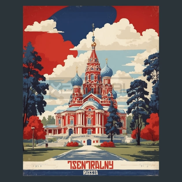Tsentralnyy Park Russia Metal Prints Posters and Mouse Pads