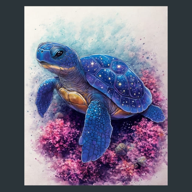 Turtle’s Trail Turtles – Metal Print &amp; Mouse Pad | ChromaLuxe | Made in Iowa USA